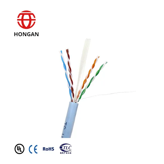 4 Pairs Bc CCA Conductor 1000FT UL Listed CAT6 Cable
