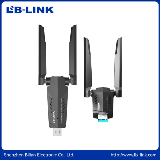 WTN5400E Adapter′s External 180° Rotatable Antennas Allow for Customizable Network Coverage Tailored to Your Needs LB-LINK WTN5400E RTL8832CU
