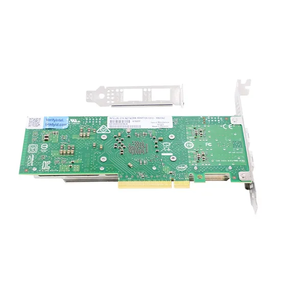 Intel E810-Xxvda2 Adapter 10/25GB Ethernet 2-Port SFP28 Smart Wired Wireless Pcie Pcie PCI SFP Server PC Internal External