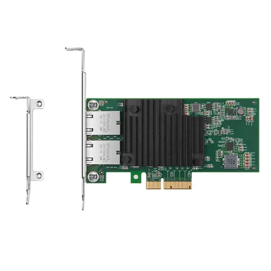 Intel X550-At2 Based Ethernet Network Interface Card, 10gbase-T Dual-Port, Pcie 3.0 X 4 2X 10g RJ45 Pcle 3.0X4