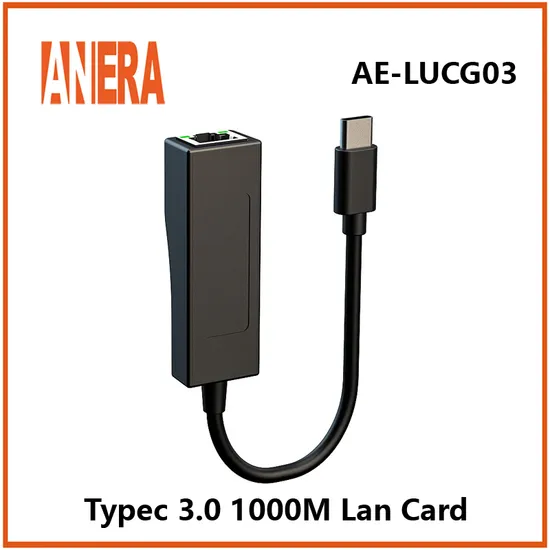 High Speed New Style USB Typec 3.0 to Ethernet Adapter RJ45 Network Card LAN Card