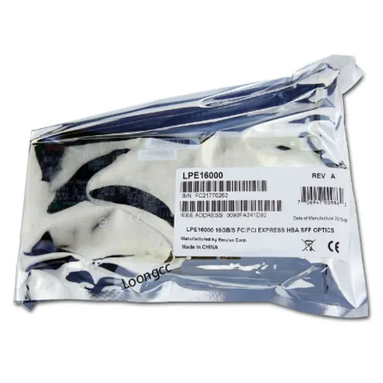 Broadcom Emulex Lpe16002-E/Lpe16002b-E/Lpe16002b-M6/M8 16GB Pcie 3.0 Dual-Port Fibre Channel Hba Adapter Host Bus Adapter