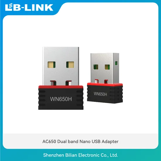 USB Wireless WiF Network Adapter 11 AC 650M Dual Band 2.4G / 5.8G Nano LB-LINK WN650H