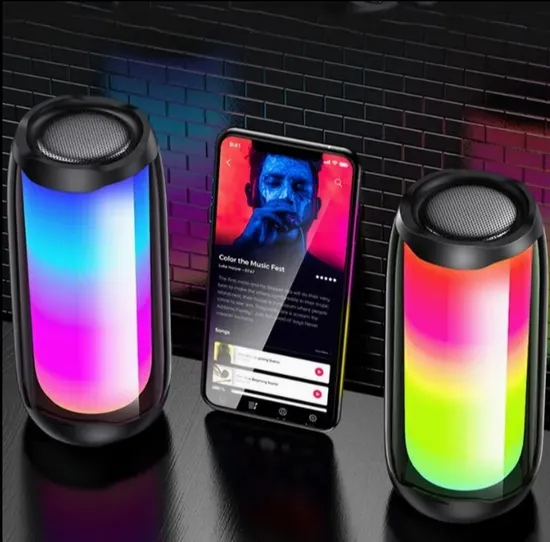 High Quality Pulse 5 Bluetooth Speakers Powerful Subwoofer with RGB Lights Waterproof and Portable for Outdoor and Indoor Use