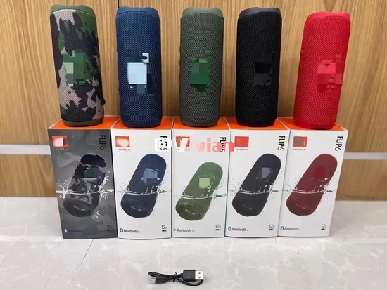 Quality Portable Speaker Wireless Bluetooth Speaker for Flip6 3D HiFi Stereo Subwoofer Sound Box Bar
