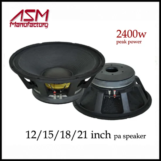 OEM Factory Price 1600 Watts RMS Powerful PA Woofer PRO Audio Speaker