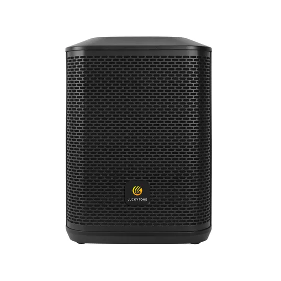 8 Inch Portable Wireless Bluetooth Party Speaker with Bluetooth/USB/Mic in/Guitar in