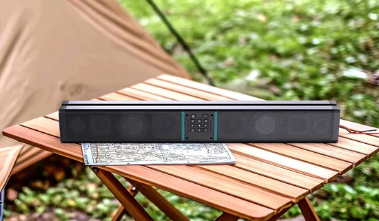 OEM Price Audio Speaker Waterproof Bluetooth 6 Speaker Bass Soundbar for Golf Cart