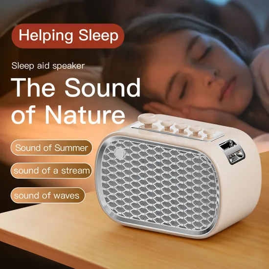 Sleeper White Noise Broadcast Speaker Computer Home Bedside Desktop Multifunctional FM Wireless Bluetooth Audio