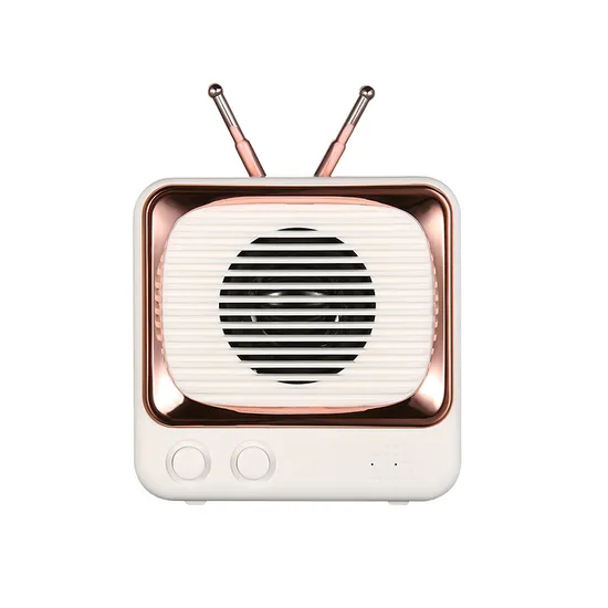 Dw02 Factory Price Vintage Portable Wireless Blue Tooths Speaker Retro TV Design Outdoor Blueetooth Speakers