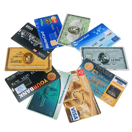 8GB 16GB 32GB Promotion Gift Business Card Shape Bank Card USB Flash Drive Name Card USB Pen Drive