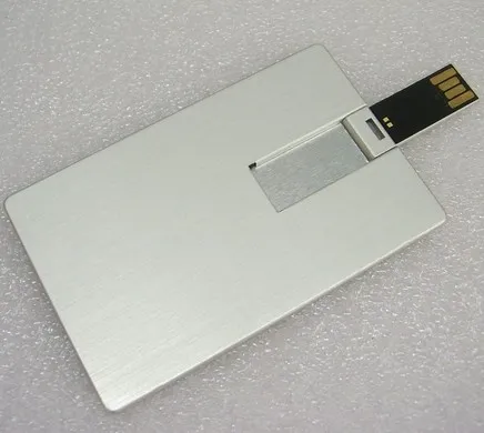 1GB Card USB Flash Drive for Promotion Gift 4G Metal Card USB 16g Pen Drive 8GB