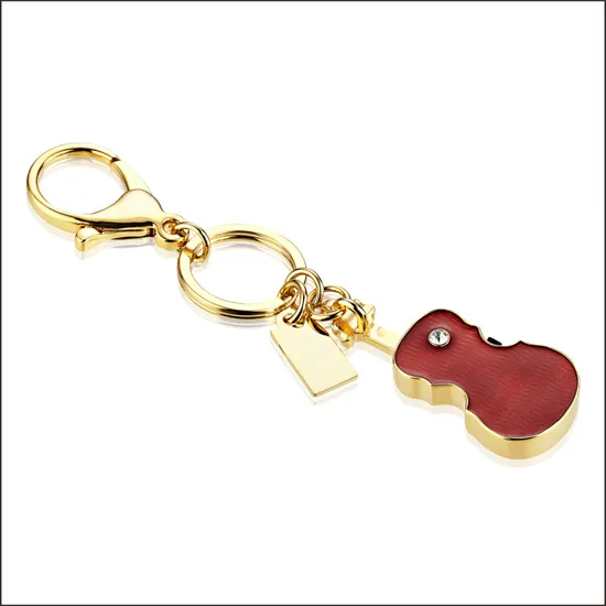 USB 2.0 Metal Violin Smart Flash Drive Crystal Memory Stick