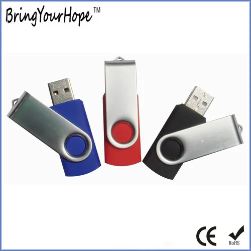 Popular Metal Swivel USB Flash Drive Pen Drive