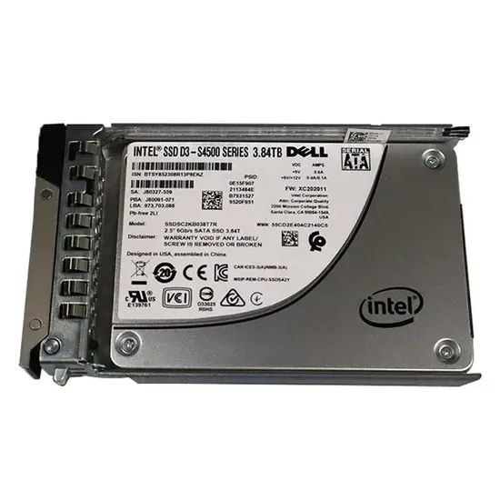 DELL 3.84tb SATA SSD: Ideal for Read Intensive Server Use