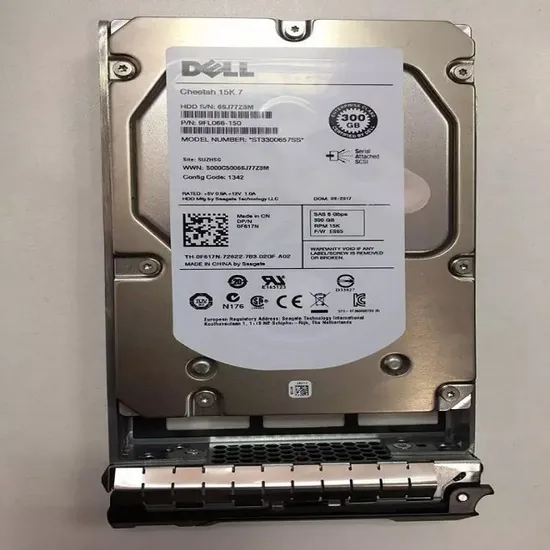New Original HDD 0f617n 300GB 6g 15K 3.5 Sas Server HDD