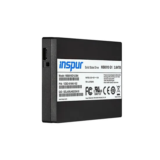 Inspur Ns8500 G2 1.92tb 2.5inch Nvme U2 SSD/Server Hard Disk/7000MB/5 Years Warranty