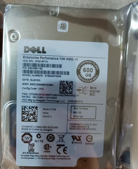 Original 600GB Sas 12gbps 15K Rpm 2.5inch HDD Hard Disk Drive