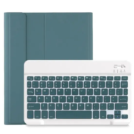 New with Pencil Holder Clear Back Sheel Keyboard Case for iPad PRO 12.9 Inch 2021 5th/4th/3rd Generation