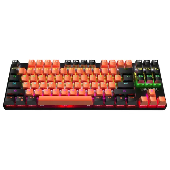 Ajeal Top Quality Blue Switch Mechanical Keyboard Ergonomic Design