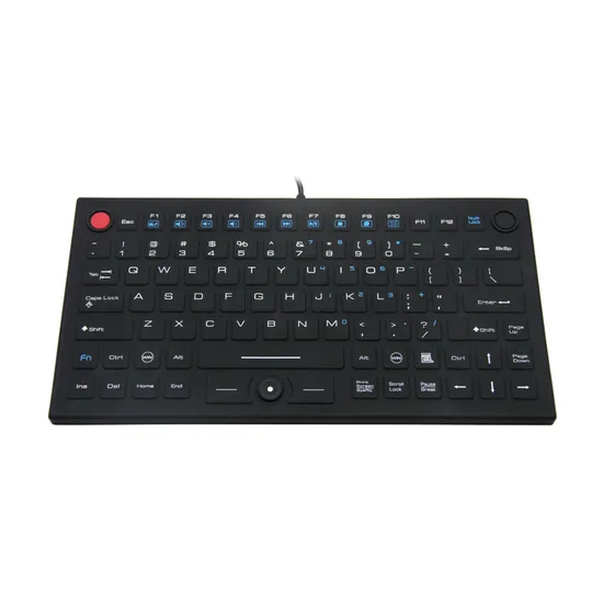 Compact Design Washable Medical Keyboard with 12 Function Keys and Fsr Mouse