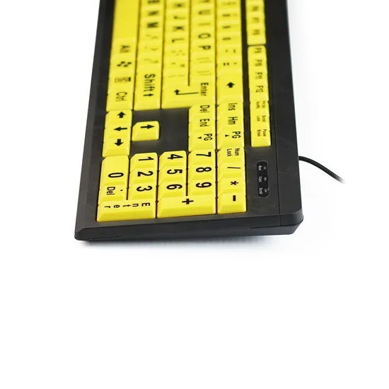 Braille Keyboard for Blind People Low Vision Aids Keyboard