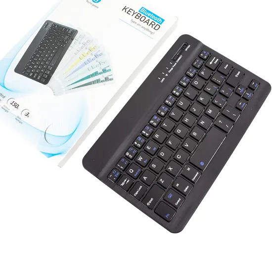 2024 New Hot Selling 7 Inch Mini Smart Phone Wireless Keyboard for Tablets Universal Custom Logo Wireless Gaming Keyboards