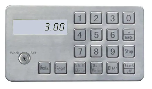 Fuel Dispenser Parts Stainless Steel Keyboard for Petrol Filling Machine