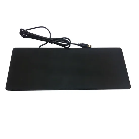 Rugged Waterproof Medical Keyboard with Integrated Touchpad and Function Keys