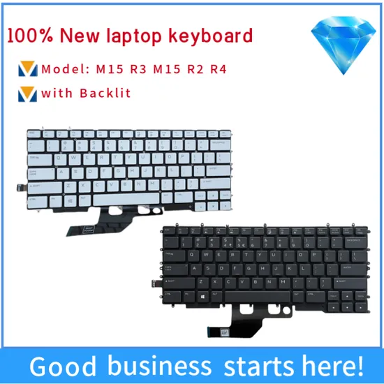 Laptop Keyboard for DELL Alienware M15 R3 M15 R2 R4 with Backlit New Replacement Us Gaming Laptop Keyboard