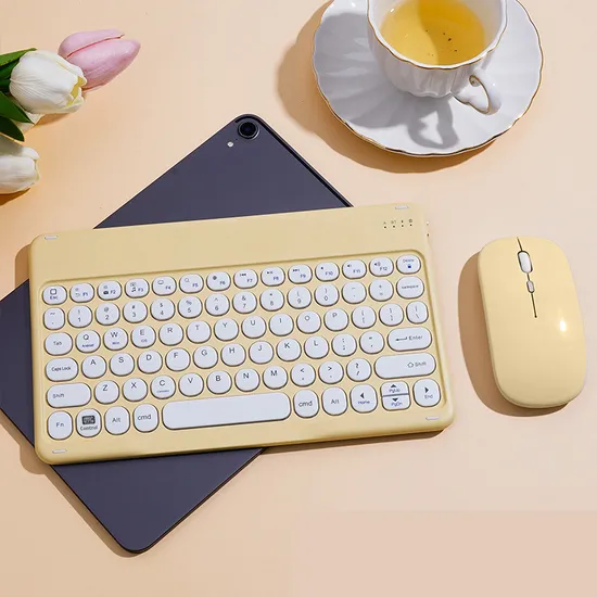 Factory Price Ultra Thin Smart Wireless Tablet Cartoon Laptop Keyboard for Android iPad