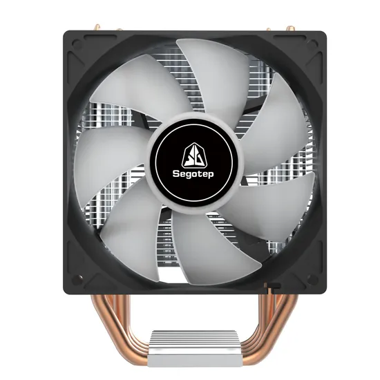 Segotep Gaming Desktop PC CPU Air Cooler, 4 Heat Pipes Air Cooler, LED Fan Radiator