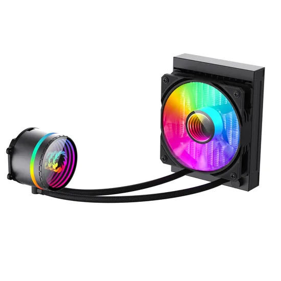 Gamemax Liquid CPU Cooler, 120mm Radiator, 120mm Mute Fan CPU Water Cooler