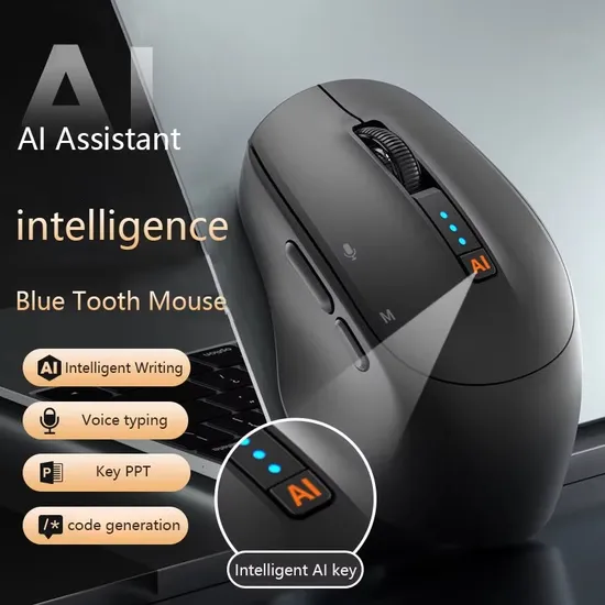 Ai Intelligent Multi-Function Translation Mouse 2.4G Wireless Support Voice Typing Smart Writing Ai Voice Mouse