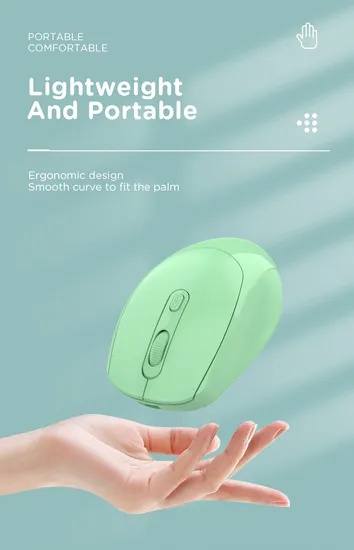 Bluetooth Wireless Mouse with Silent Key for Gaming and Office