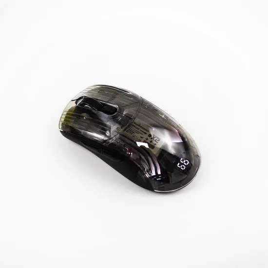 2025 New Attack Shark X2 PRO RGB Luminous Wireless Bt Mouse Three Mode Connection Transparent Esports Gaming Mouse with