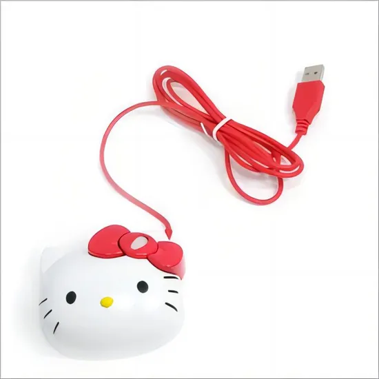Hello Kitty Mouse BS-886 Optical Mouse USB Wired Mouse Dulcimer M1