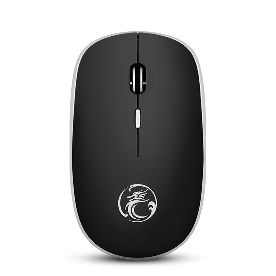 New Rechargeable Computer USB Custom Logo Wireless Silent LED Colorful Lights Game Mouse