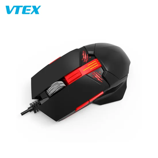 New Wired Mouse with Drive and Storage Function RGB Colorful Lights Cool 7-Button Computer Gaming Mouse