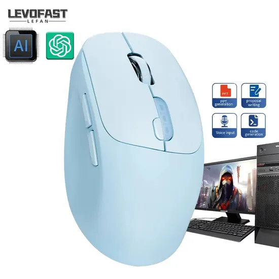 High Quality Ai Voice Translation Smart Writing Wireless Mouse Dual-Mode Rechargeable Smart Ai Voice Mouse