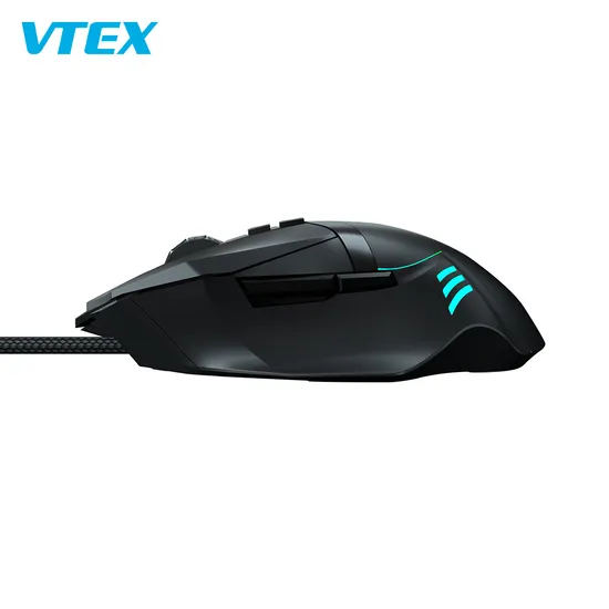 Wholesale Custom Gaming Mouse Wired 7 Colors Illuminated USB 7200 Dpi Mechanical Gaming RGB Illuminated Mouse