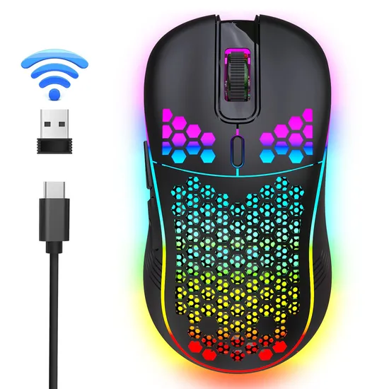 Wholesale OEM Computer RGB Wireless Gaming Mouse for PC