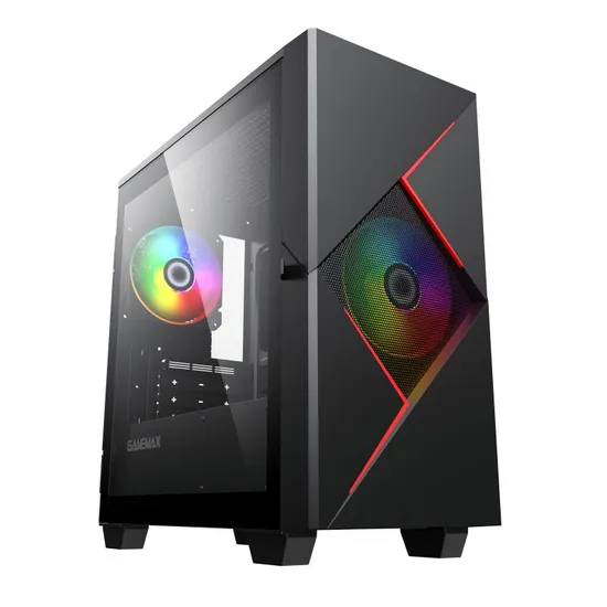Mini Micro Gaming Computer Case with Argb Fan, Aura Sync