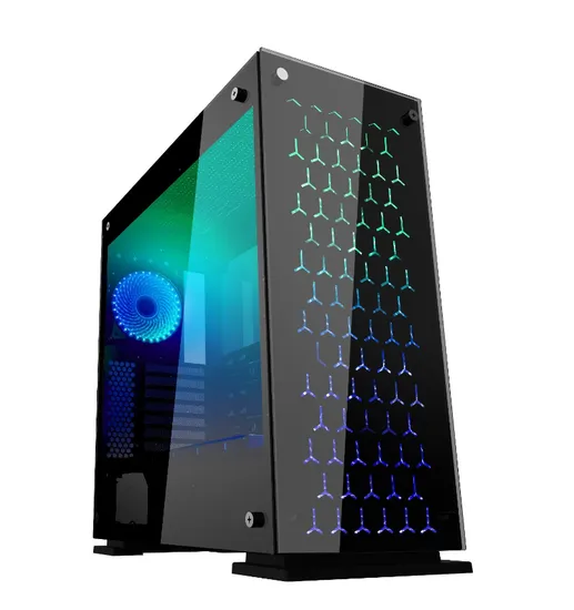 Gamemax Dual Glass Computer Gaming Case, Full Tower Big Space, Support Full Range High GPU Rtx Cards