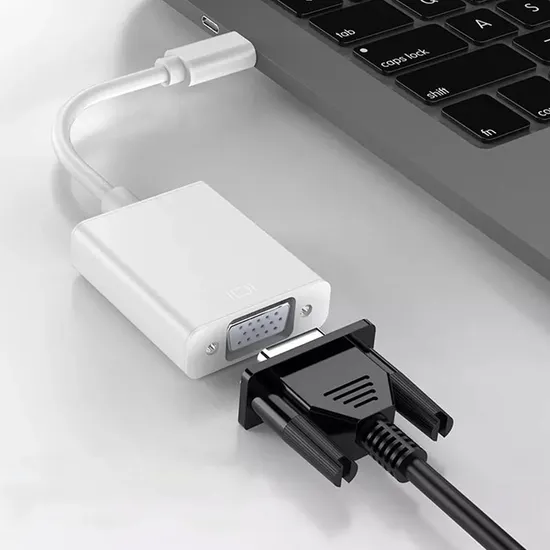 Type C to VGA Adapter USB C to VGA Converter
