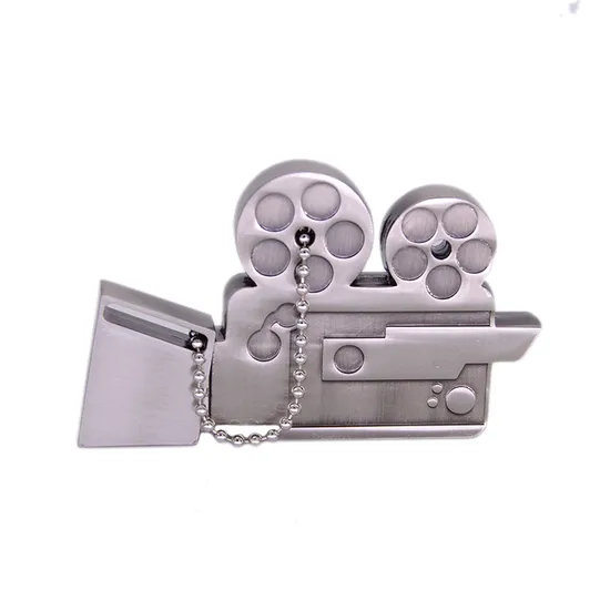 Factory Custom Made 3D Old Nickel Plated Metal Alloy Craft Manufacturer Customized Promotional Gift Bespoke Embossed Company Logo USB Flash Drive Body Case