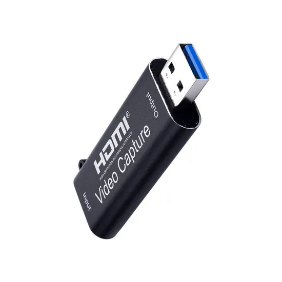 Hdmii to USB 2.0 Game Capture Adapter for Live Streaming