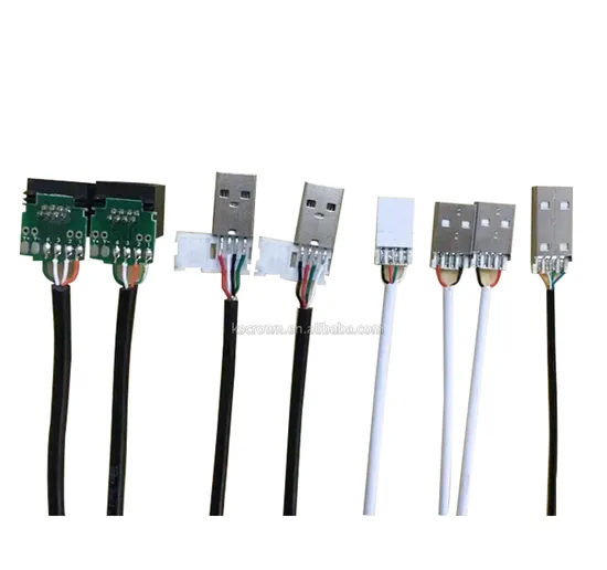 Fully Automatic Cable Cut Strip and USB Soldering Machine