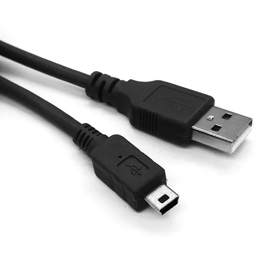Durable Shielded USB 2.0 Extension Cable for Mini Type-B