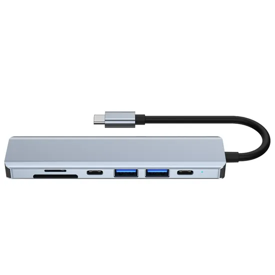 Type C to SD/TF Card Reader USB 3.0 Pd HDMI 7 in 1 USB C Hub
